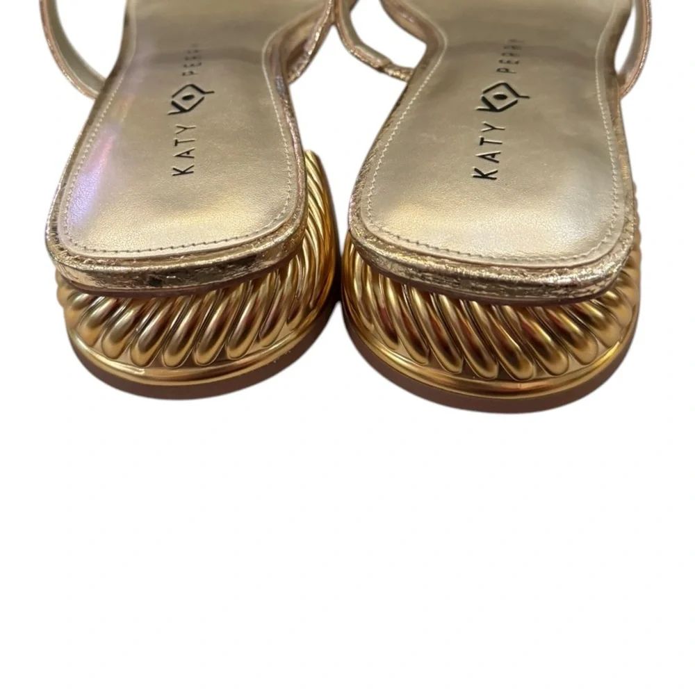 Katy Perry Collections The Framing Gold Women's Slide Sandals 9 — image 5 of 6